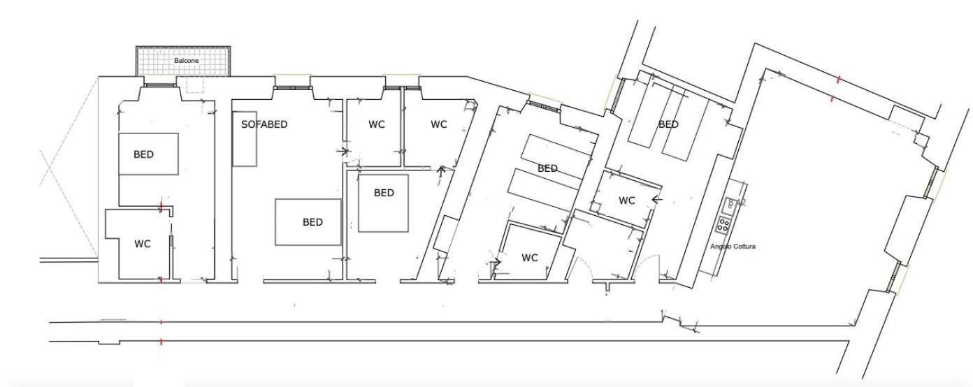 Apt Rome 5 Bdrms Luaran gambar